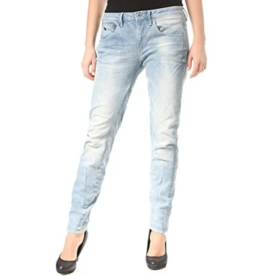 Image of G STAR RAW Women&#039;s Arc 3d Low Waist Boyfriend Jeans,Blue Lt Aged 6546 424,28W / 30L