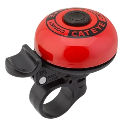 Image of CATEYE PB 200 Comet Bell Red: Small, Loud, Stylish red, Easy mounting