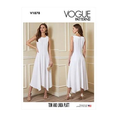 Image of Vogue Patterns V1878E5 Misses Dress E5 (14 16 18 20 22)