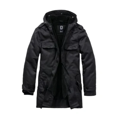 Image of Brandit Men&#039;s Bw Parka Forest 9633 Coat, Schwarz,