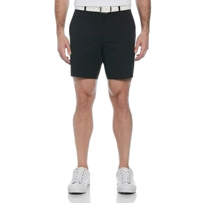 Image of PGA TOUR Men&#039;s 7&quot; Golf Shorts with Active Waistband, Caviar, 34