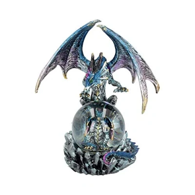Image of Nemesis Now Azul Oracle Snowglobe, Blue, 19cm