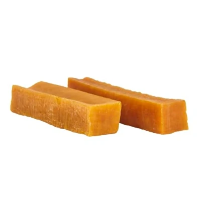 Image of Smart Garden Pack of 3 Small Yak Chews With Carrot Dog Treats 100% Natural Cheesy 140g Delicious Rich In Protein and Calcium