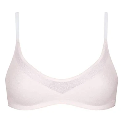 Image of Sloggi Women&#039;s Oxygene Infinite T Shirt Bra Padded, White, S
