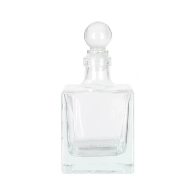 Image of Magic Season Decorative Glass Bottle 210 ml Square (1 Set w/Glass Stopper)