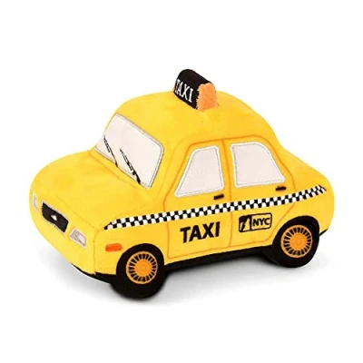 Image of P.L.A.Y. PET LIFESTYLE AND YOU Plush toy dog Canine Commute Collection New York Taxi Yellow Cab