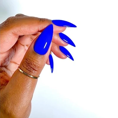 Image of Pretty Pro Hema Free LED/UV Gel Polish Peek A Blue 8ml (GP080)