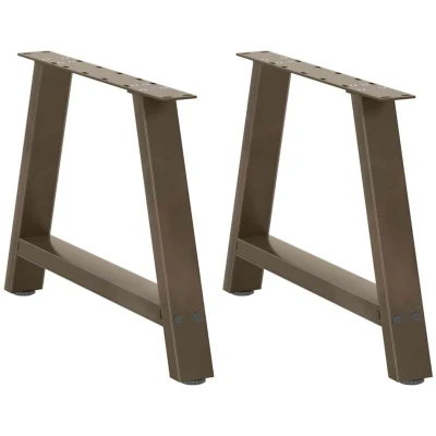 Image of vidaXL Coffee Table Legs A Shaped 2 pcs 70x(42 43) cm Steel