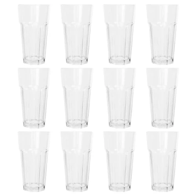Image of 580ml Reusable Plastic Highball Glasses Pack of 12 By Argon Tableware