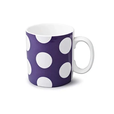 Image of W.M.Bartleet &amp; Sons 1 Pint Mug Spotty Purple