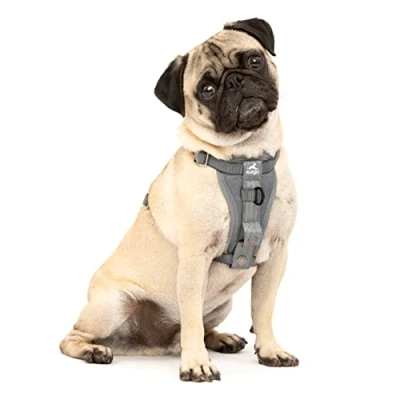 Image of Enhanced Strenght Tru Fit Smart Harness, Charcoal, Extra Small