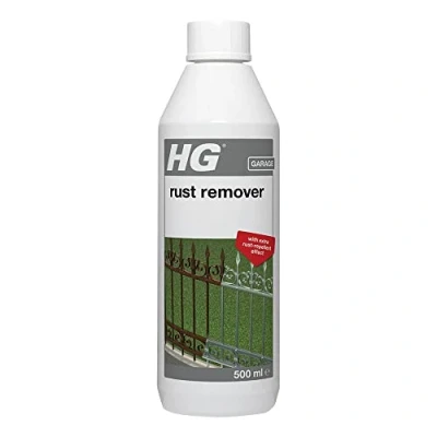 Image of HG Rust Remover for Metal, Effective Stain with Repellent Effect, Anti Dip or Paint On, Powerful Cleaner Gates, Tools &amp; Furniture 500ml
