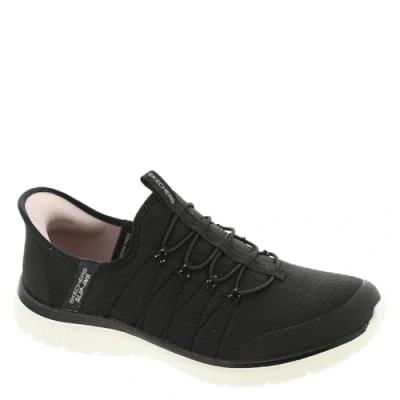 Image of Skechers Women&#039;s Virtue Glow Sneaker, Black, 4 UK