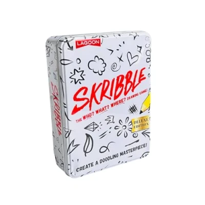 Image of Skribble The Crazy Drawing Game Large Deluxe in a Tin