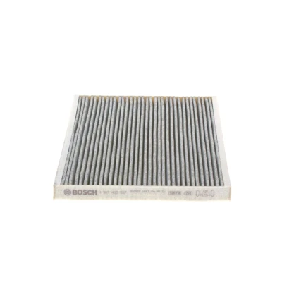 Image of 1808012, 6808623 Pollen Filter BOSCH 1 987 432 537 Activated Carbon 268mm 222mm 21mm VAUXHALL: Corsa Mk4, Adam, Mk3