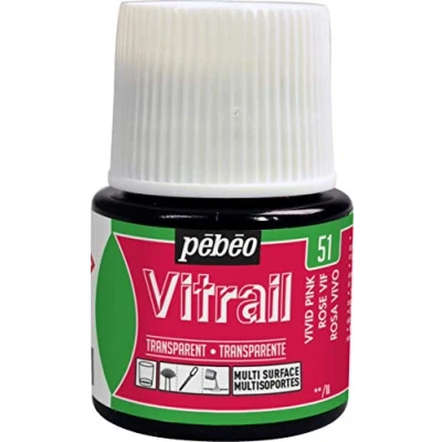 Image of Pebeo VITRAIL 45 ML Vivid Pink, 45ML