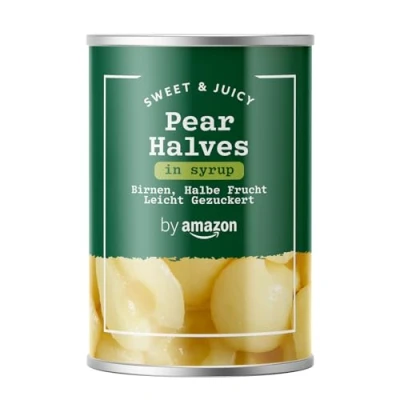 Image of by Amazon Pear Halves In Syrup, 411g