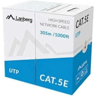 Image of lanberg LCU5 11cc (0305 Stranded Network Cable Cat 5e UTP 305 m Grey