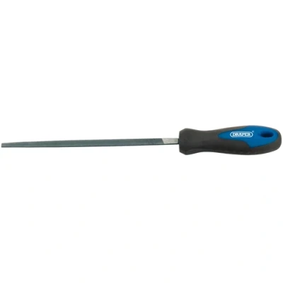 Image of Draper Soft Grip Engineer&#039;s 3 Square File and Handle, 200mm