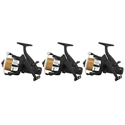 Image of 3x Carp Fishing Max 60 2BB Bait Free Runner Reel With 10lb Line New