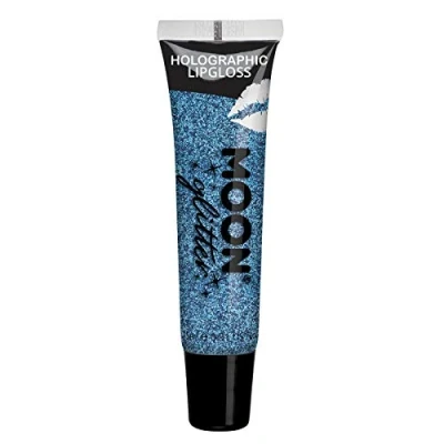 Image of Holographic Glitter Lipgloss by Moon 15ml Blue