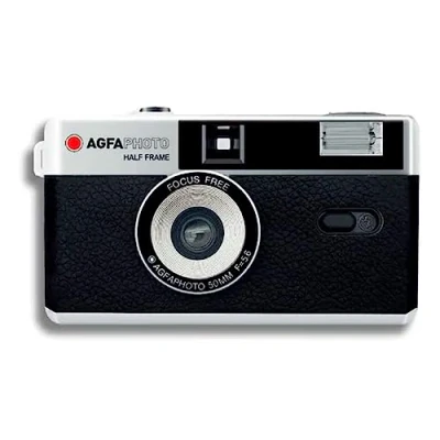 Image of AgfaPhoto Analogue 35 mm 1/2 Format Photo Camera Black