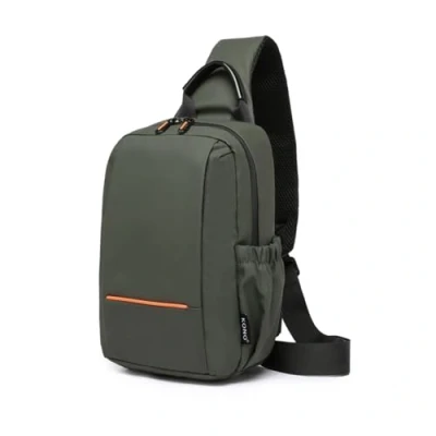 Image of Kono Sling Bag Small Chest Lightweight Shoulder for Men Women Waterproof Crossbody Sport Hiking Cycling Travel Outdoor (Green)