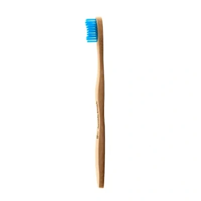 Image of The Humble Co. Bamboo Toothbrush Blue Soft Bristles Biodegradable, Eco Friendly, Vegan for Your Everyday Oral Care, Dentist Approved (1 Pack)
