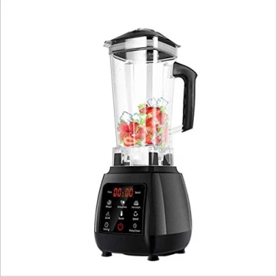 Image of QREZ Professional Countertop Blender, Blenders for Kitchen Food Processor Blender Mixer 2200W Smoothie Maker 2000Ml Multifunctional Smoothies And Milkshakes,Gray