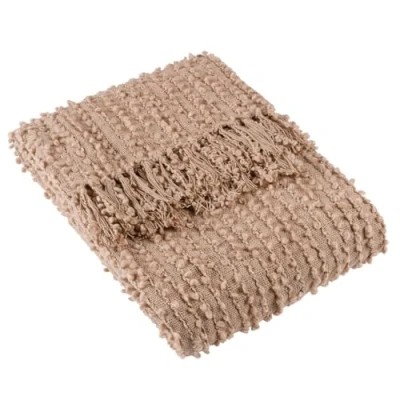 Image of Hoem Arvo Woven Tasselled Throw,130 x 180cm