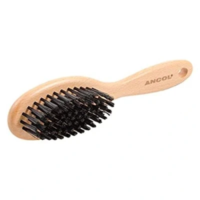 Image of Ancol Heritage Soft Bristle Brush, Light Brown, Small