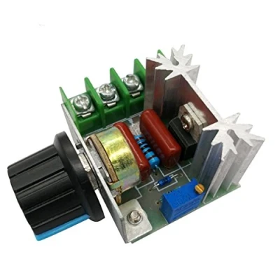 Image of DollaTek 25A PWM AC Motor Speed Control Controller 2000W Adjustable Voltage Regulator 50 220V