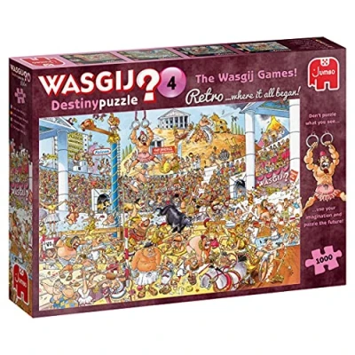 Image of Jumbo, Wasgij, Destiny 4 The Wasgij Games!, Jigsaw Puzzles for Adults, 1,000 piece