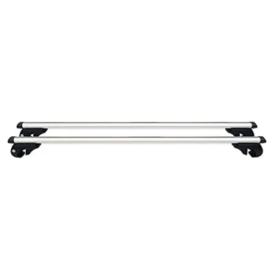 Image of Streetwize SWRB5 Aluminium Lock Bars 2 x 135 cm Adjustable Anti Theft Roof Car Accessories