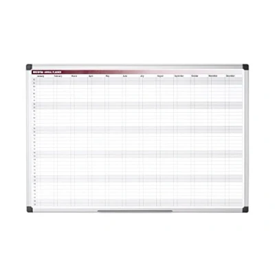 Image of Bi Office 52 Week Annual Planner, Magnetic, 90 x 60 cm