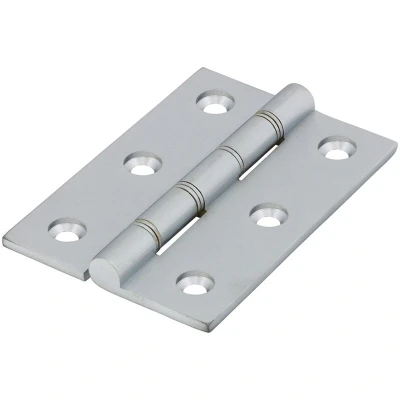 Image of 3x TIMCO Double Stainless Steel Washered Butt Hinge Solid Brass Satin Chrome 234635