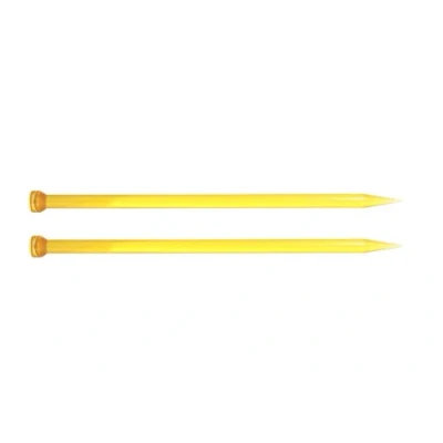 Image of Knit Pro KP51170 Trendz: Knitting Pins: Single Ended: 15cm x 6.00mm, 6mm Yellow