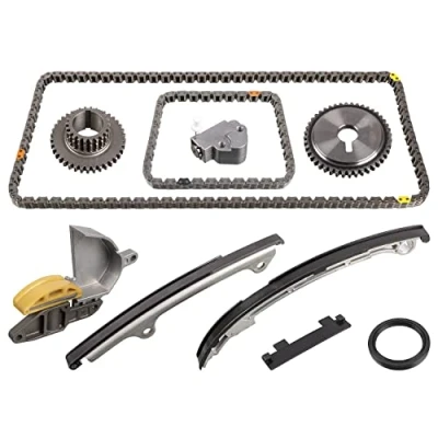 Image of 130216N200, 130216N200S2, 13024AU410, 13024AU410S2, 130286N200 Timing chain Kit FEBI BILSTEIN 109356 Silent Chain, Closed NISSAN: X Trail