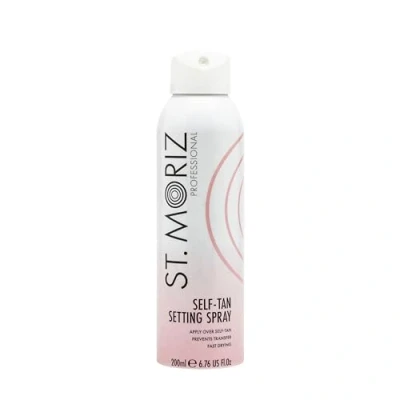 Image of St Moriz Professional Self Tan Setting Spray Apply Over to Prevent Transfer &amp; for Quicker Drying Time Helps Fake Dry Faster, Prolongs Your Leaves a Satin Finish Vegan 200ml
