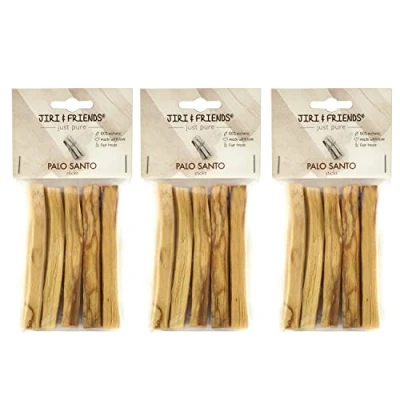 Image of Palo Santo 3 Pack Fair Trade Jiri &amp; Friends 75 gram (3 x 25 gram)