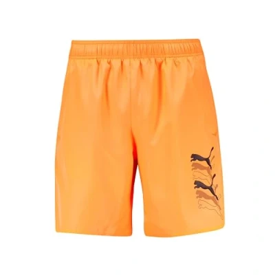 Image of Puma Men&#039;s Shorts Swimwear, Orange, 12