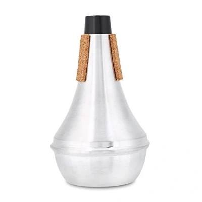 Image of VGEBY Trumpet Mute, Straight Practice Mute for B Flat &amp; Cornet, Aluminium Alloy, Classic Style