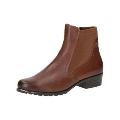 Image of CAPRICE Women&#039;s Boot Heel 9 25307 43 Ankle, Cognac Nappa, 6 UK