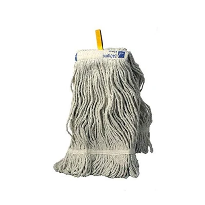 Image of Ramon Hygiene Kentucky Mop, PY Yarn, Stay Flat Band 450 g, Replacement Mop Head, Commercial Large Floor Cleaning