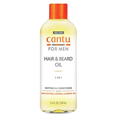 Image of CANTU Shea Butter Men&#039;s Collection Beard Oil, 3.4 Fluid Ounce 100.6 ml (Pack of 1)