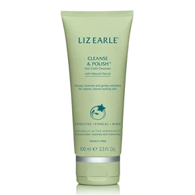 Image of Liz Earle Cleanse &amp; Polish™ Hot Cloth Cleanser with Natural Neroli 100ml 2 Cloths