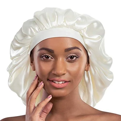 Image of Alnorm Jumbo Satin Bonnet for Natural Hair Braids Stocking Cap