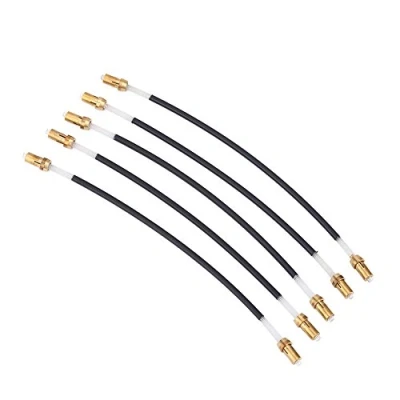 Image of Violin Tailgut 5Pcs Nylon Tail Gut Tailcord with Brass Screw Connector for 3/4 4/4