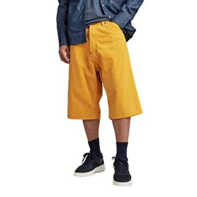 Image of G Star RAW Mens Bam Shorts Yellow Size 31 (Waist)