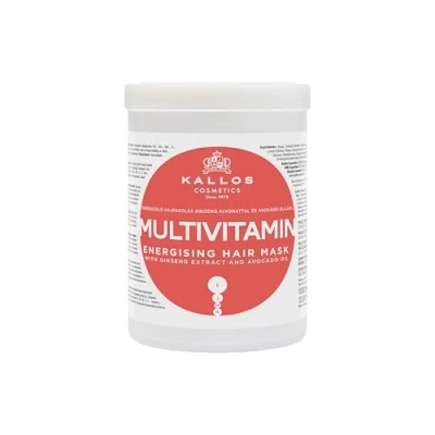 Image of Kallos Multivitamin Hair Mask, White, 1000 Millilitre